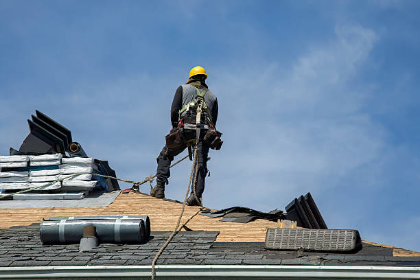 Professional Roofing technician working in Twin City, GA